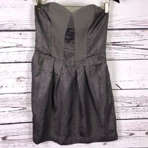 BCBG Mini cocktail Dress Strapless Size S